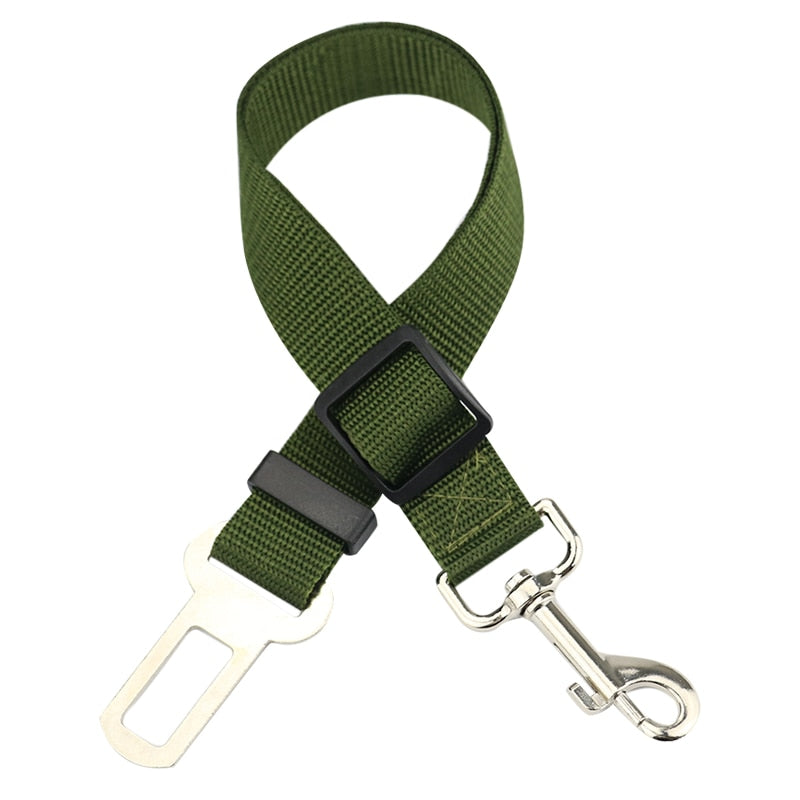 Adjustable Pet Cat Dog Car Seat Belt Pet Seat Vehicle Dog Harness Lead Clip Safety Lever Traction Dog Collars Dog Accessoires
