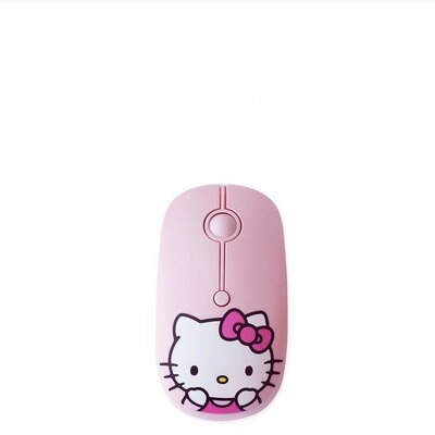 Cartoon Sanrio Wireless Mouse Kuromi My Melody Accessories Cute Beauty Kawaii Anime Silent Usb Laptop Desktop Pc Toys Girls Gift