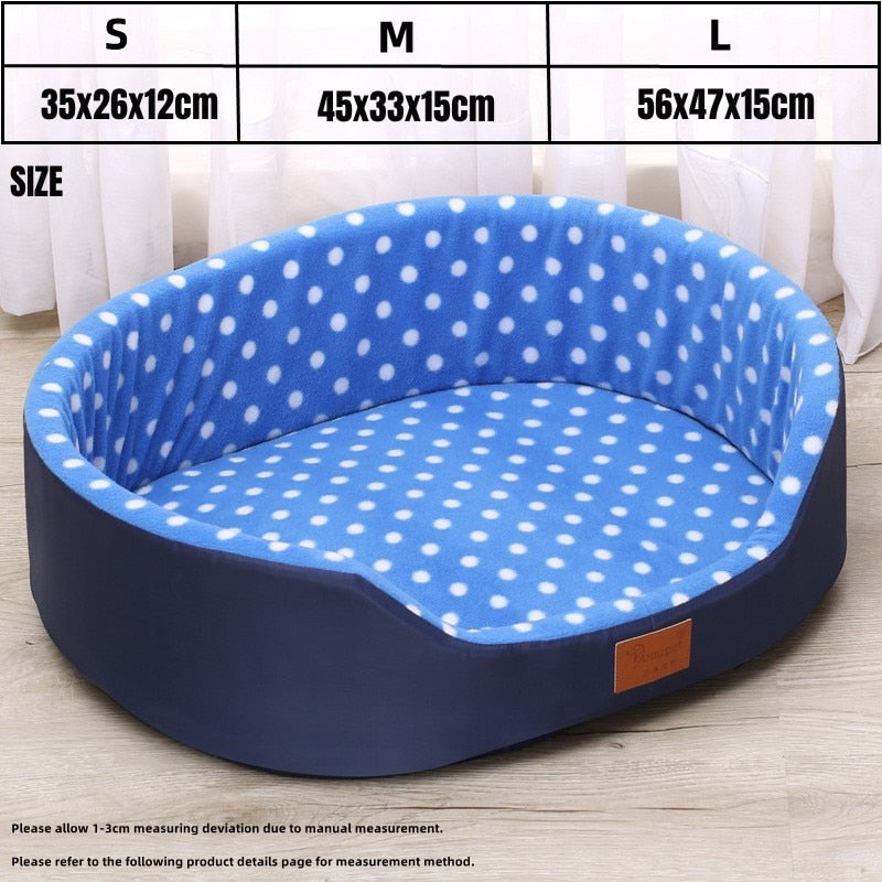 Double Sided Dog Bed Big Size Extra Large Dogs House Sofa Kennel Soft Fleece Pet Dog Cat Warm Bed S-L pet accessories