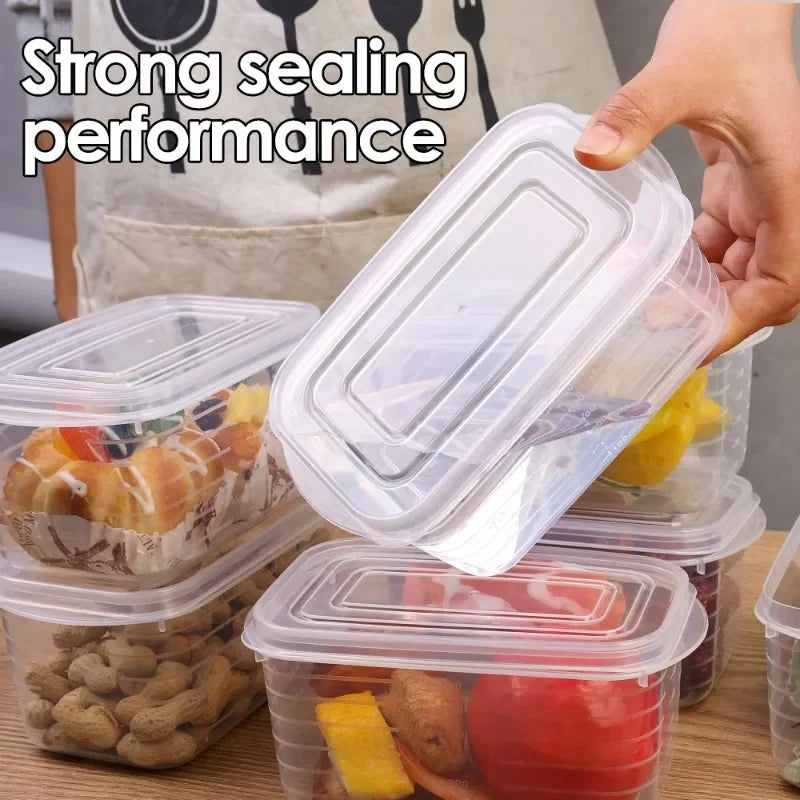 1/2/5pcs Refrigerator Storage Box Fridge Organizer Fresh Vegetable Fruit Storage Container Food Crisper Box Kitchen Organizer