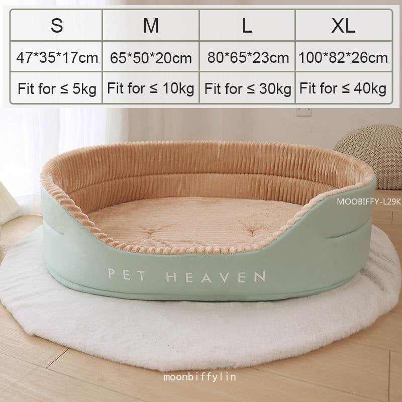 Double Sided Dog Bed Big Size Extra Large Dogs House Sofa Kennel Soft Fleece Pet Dog Cat Warm Bed S-L pet accessories