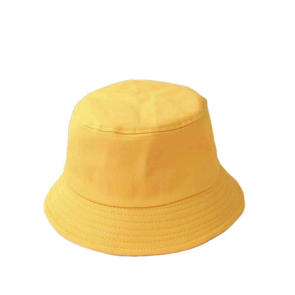 New Unisex Cotton Bucket Hats Women Summer Sunscreen Panama Hat Men Pure Color Sunbonnet Fedoras Outdoor Fisherman Hat Beach Cap
