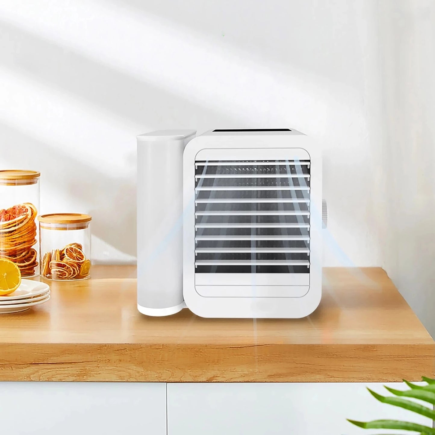 YOUPIN Microhoo Mini Air Conditioner Fan Personal Portable USB Air Cooler Ventilator Bladeless Fan Conditioning For Home