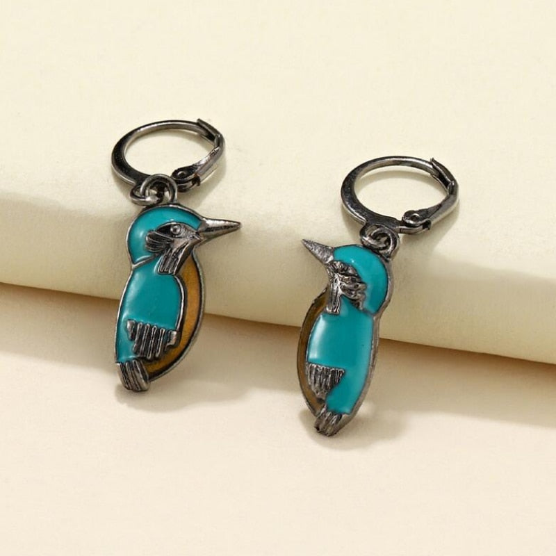 Women's Earrings 3D Hummingbird Earrings Animal Jewelry Cute Girly Ear Accessories Wedding Party Gifts
