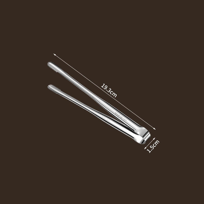 7/9/12inch 304 Stainless Steel Food Clip BBQ Grill Steak Food Clip Silicone Non-slip Handle Bread Tong Party Kitchen Accessories