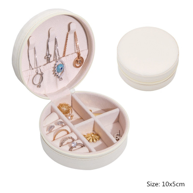 Caja organizadora de joyería para mujer, estuche de almacenamiento de maquillaje, joyería a granel, regalos para invitados de boda, suministros de accesorios para mamá, venta al por mayor