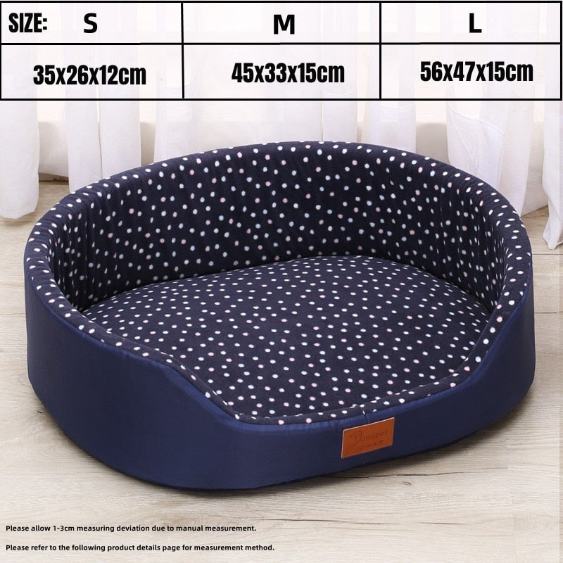 Double Sided Dog Bed Big Size Extra Large Dogs House Sofa Kennel Soft Fleece Pet Dog Cat Warm Bed S-L pet accessories