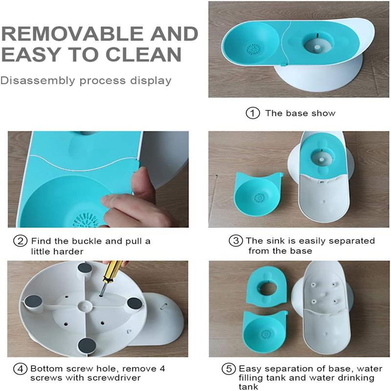Pet Supplies Snail Automatic Cat Dog Drinking Bowl Fountain Water Dispenser Large-capacity Cat Drink Bowl Without Electricity