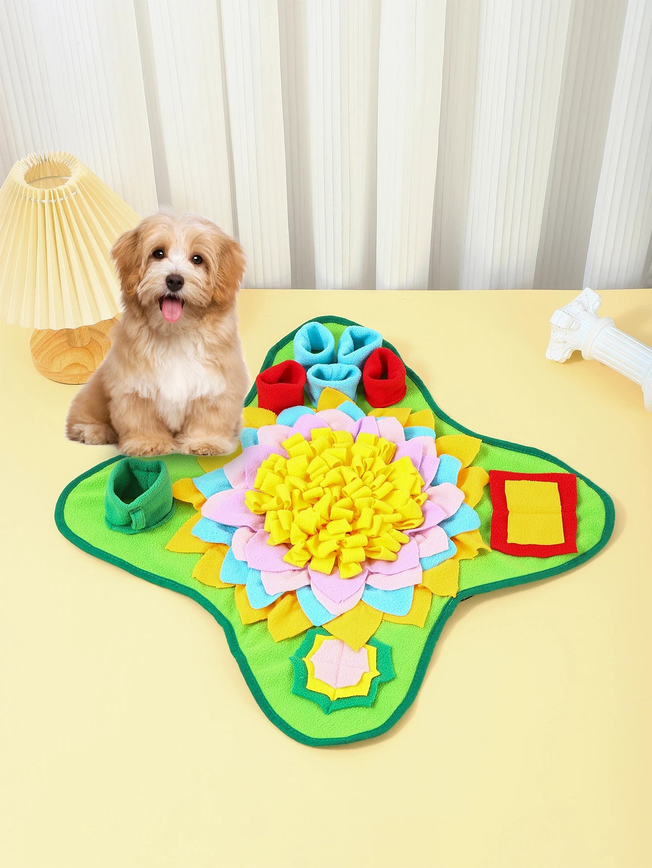 Good quality Pet Snuffle Mat for Dogs,Interactive Feed Puzzle for Boredom Comfort and softness