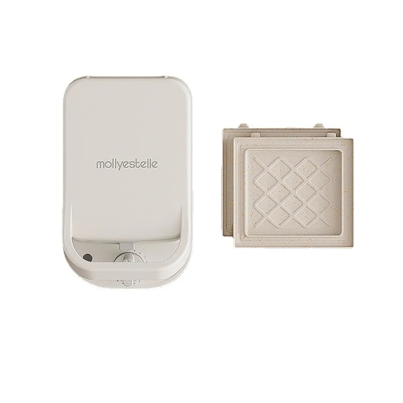 Ceramic Enamel Coated Sandwich Toaster Bread Machine Home Appliance Timed Multi-functional Home Small Toast Waffle Maker