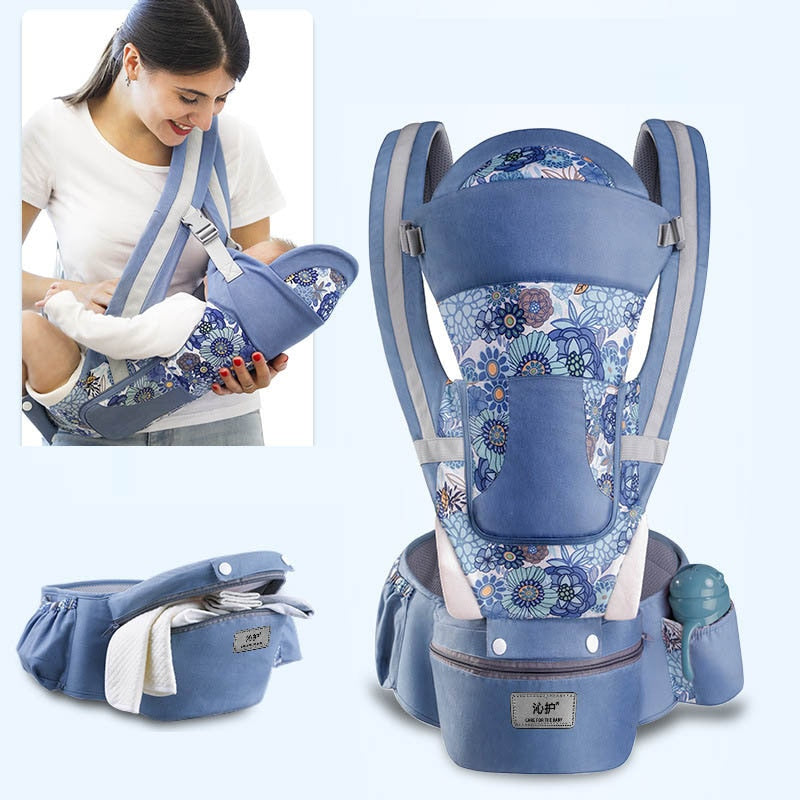 Ergonomic Baby Carrier Backpack Infant Baby Hipseat Carrier Front Facing Ergonomic Kangaroo Baby Wrap Sling Travel Backpack