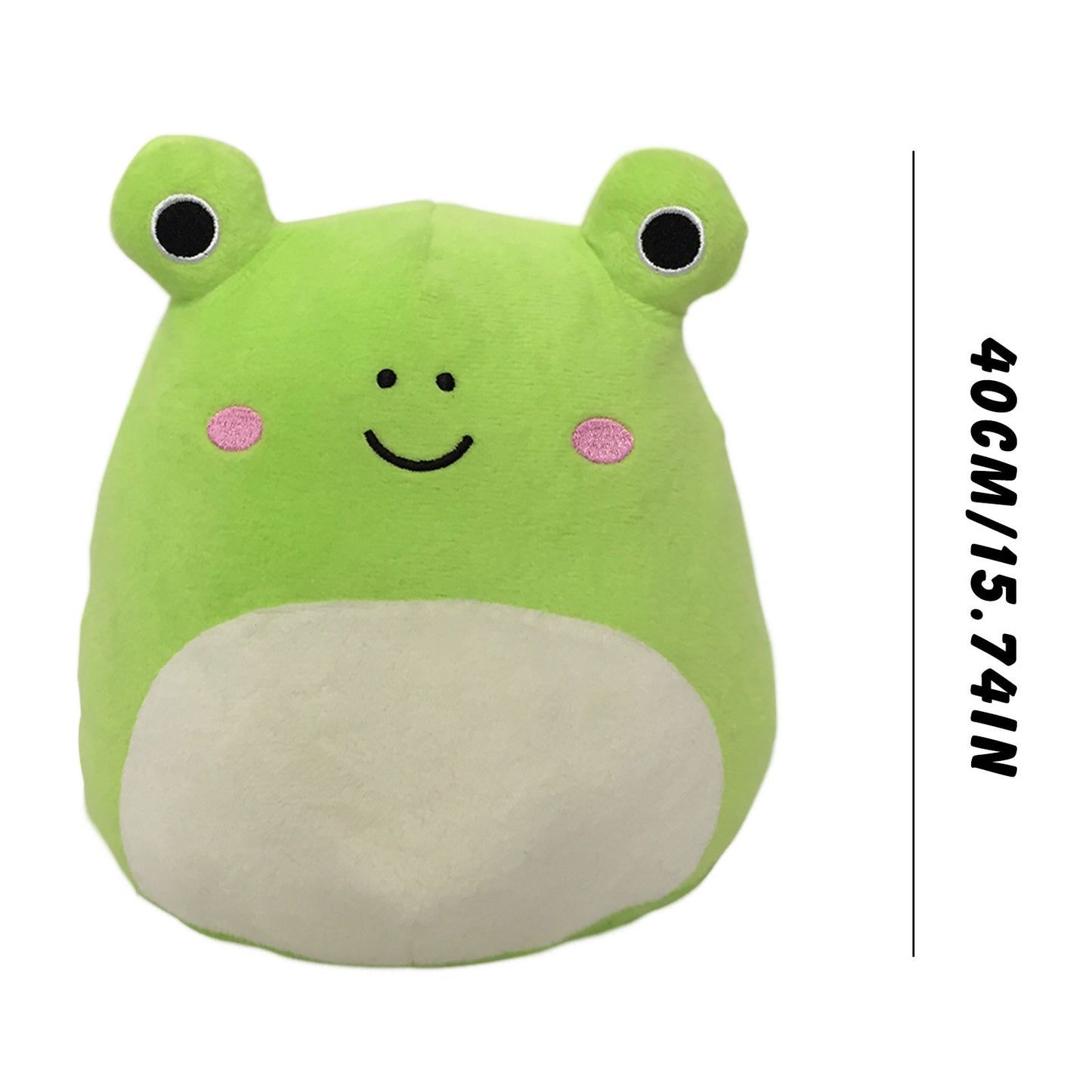 40/20cm Squishmallowed Plush Toys Kawaii Cows Dinosaur Frog Stuffed Animal Baby Dolls Soft Pillow Children Girls Christmas Gifts