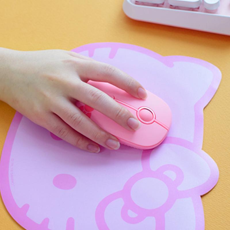 Cartoon Sanrio Wireless Mouse Kuromi My Melody Accessories Cute Beauty Kawaii Anime Silent Usb Laptop Desktop Pc Toys Girls Gift
