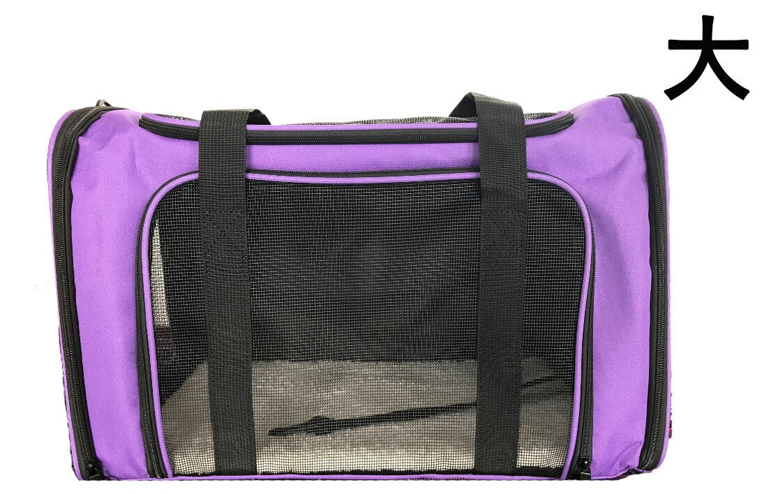 Dog Carrier Bag Soft Side Backpack Cat Pet Carriers Dog Travel Bags Airline Approved Transport For Small Dogs Cats Outgoing