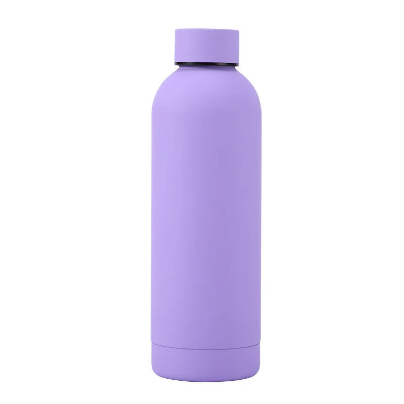 Double wall custom stainless steel cup insulated drink bottle tumbler 500ml thermos water bottle