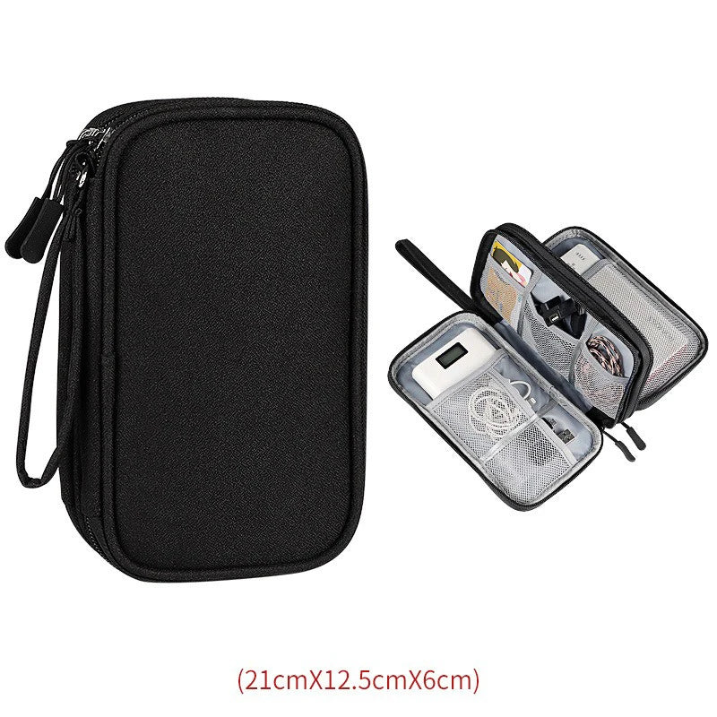 Data Cable Storage Bag Waterproof Travel Organizer Bag Portable Carry Case Storage Bag For APPLE Samsung Cable Cord USB Charger