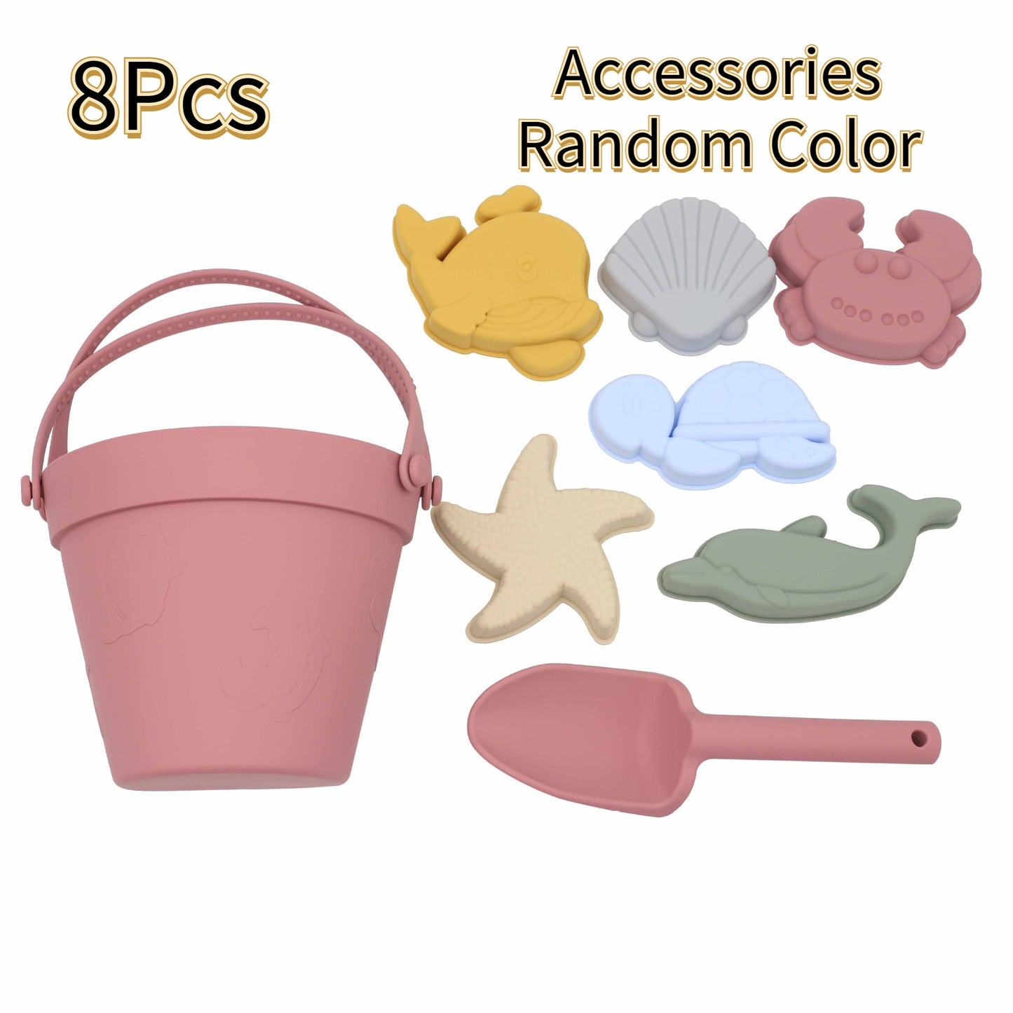 Summer Beach Toy for Kids Soft Silicone Sandbox Set Beach Game Toy for Send Children Beach Play Sand Water Play Tools beach cart