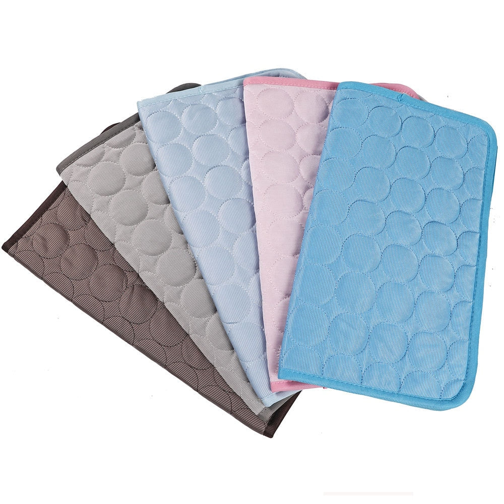 Dog Mat Cooling Summer Pad Pet Ice Pad For Dogs Cat Blanket Sofa Breathable Bed Summer Washable For Small Dogs Pet Supplies