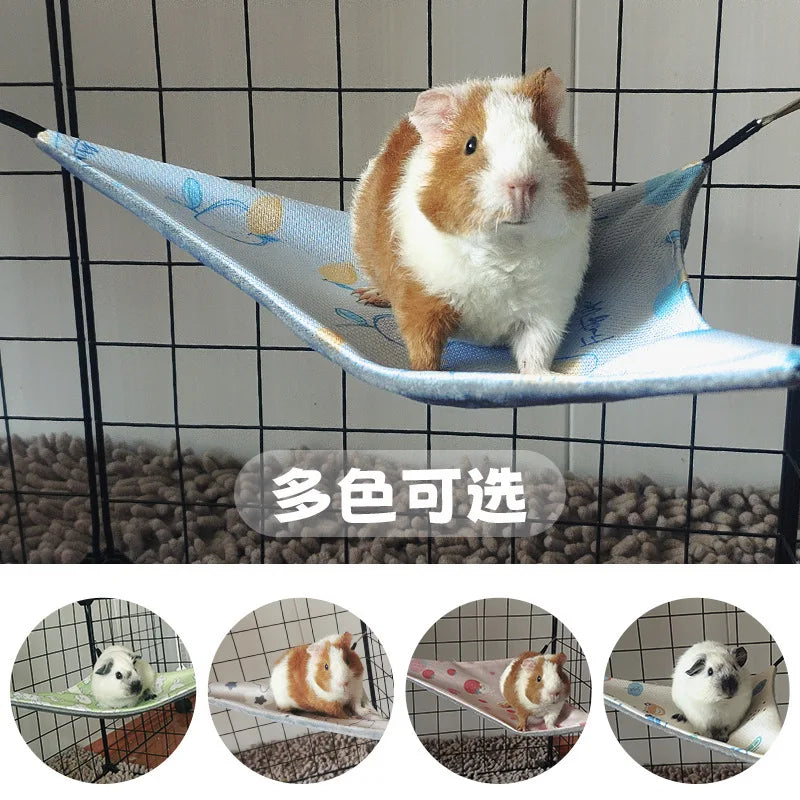 Hanging Corner Hammock with Hooks for Lizard Leopard Gecko Bearded Dragon Ferrets Rats Guinea Pigs Chinchillas Hamsters Hedgehog