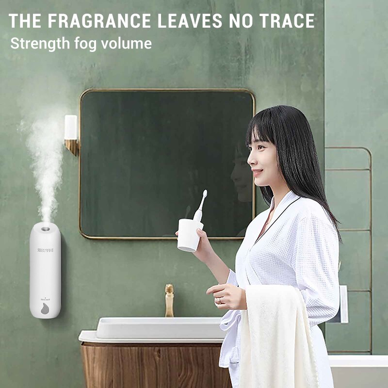 Intelligent Aroma Diffuser Timed Perfume Machine Mini Air Freshener Essential Oil Diffuser Wall Mount Humidifier Home Toilet