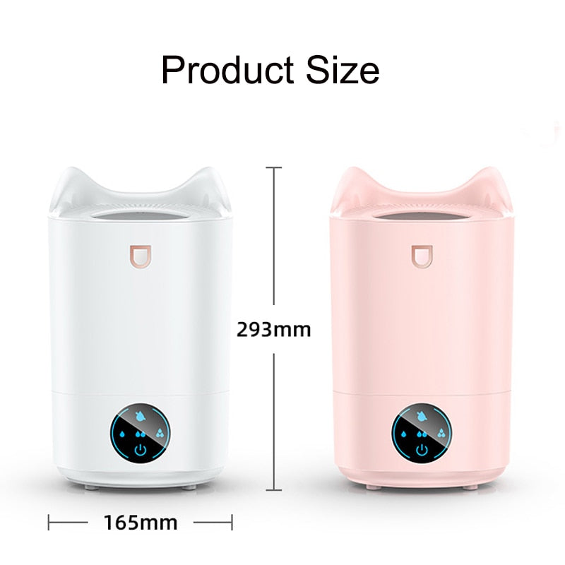 Air Humidifier 3.1L Large Capacity Home Aroma Diffuser Multifunctional 4 Gears Adjustable Perfume Humidifier