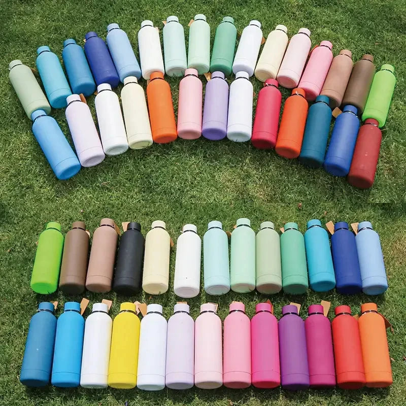 Double wall custom stainless steel cup insulated drink bottle tumbler 500ml thermos water bottle