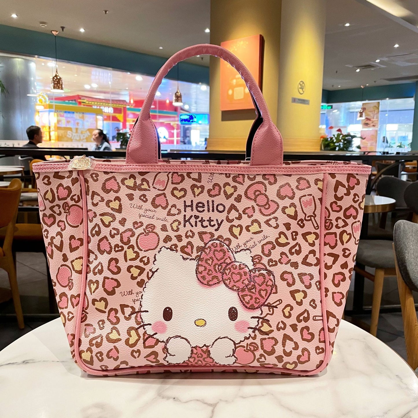 New Kawaii Cartoon Anime Sanrio Casual Tote Bag Shoulder Bag Cute Hello Kitty Large Capacity Storage Bag Shoulder Bag Girl Gift