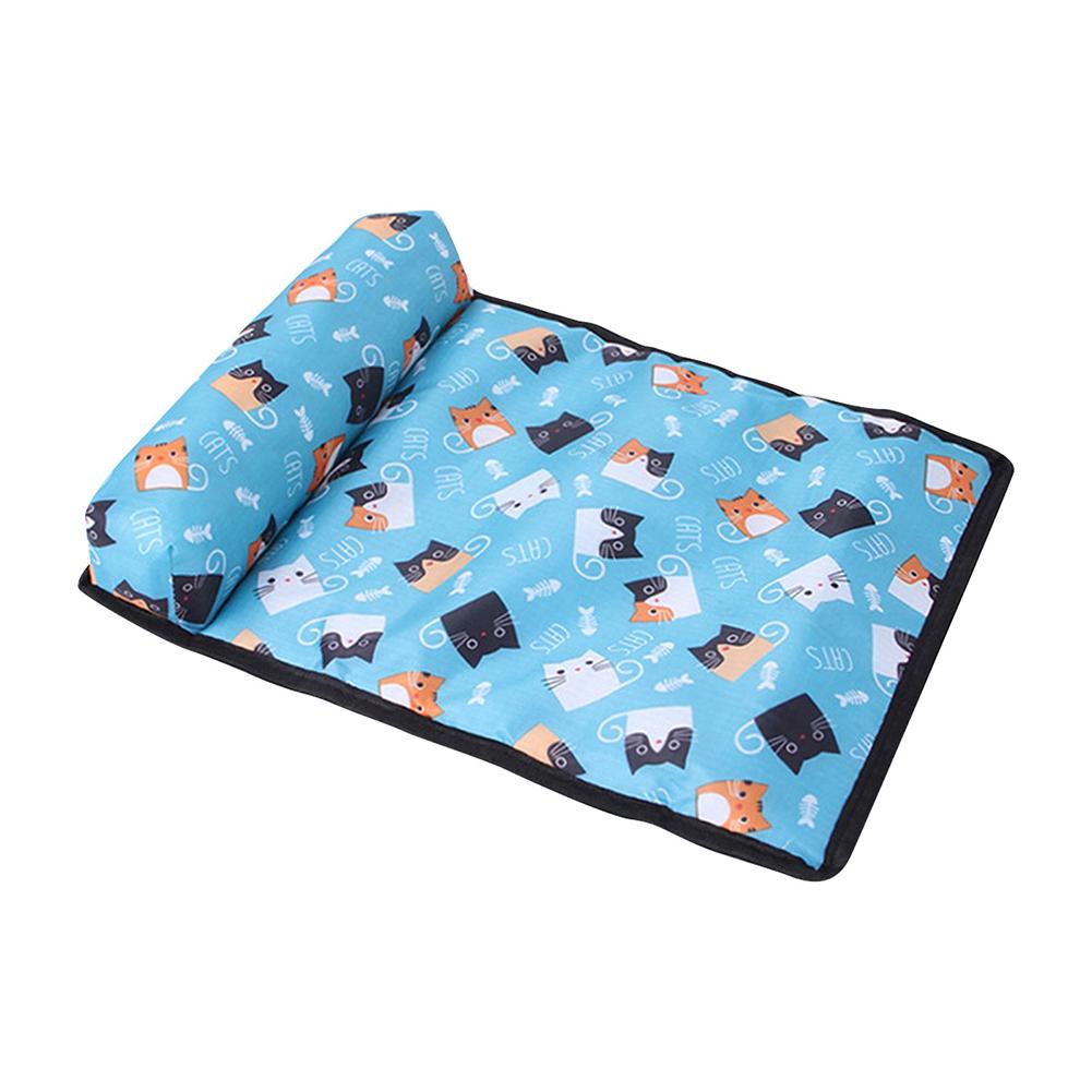 New Pet Cooling Mat Dog Pillow Pad Summer Dogs Cats Ice Silk Cooling Blanket Cushion Pet Sofa Kitten Puppy Supplies