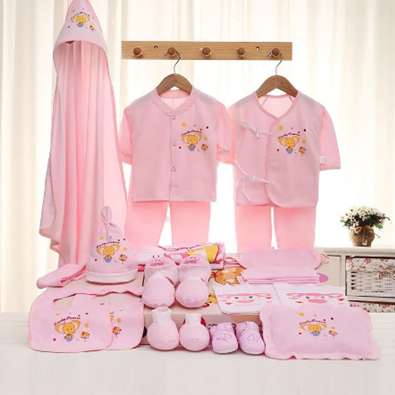 22/24/26 Pieces/0-3Months Newborn Baby Clothing 100% Cotton Kids Clothes Suit Unisex Infant Boys Girls Rabbit Clothing Set
