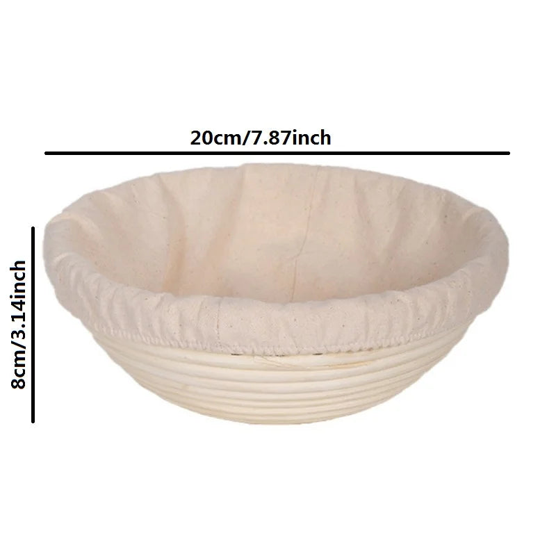Oval Dough Banneton Brotform Dougn Rattan Bread Proofing Baskets Rattan Wicker Fermentation Sourdough Basket 18 Sizes