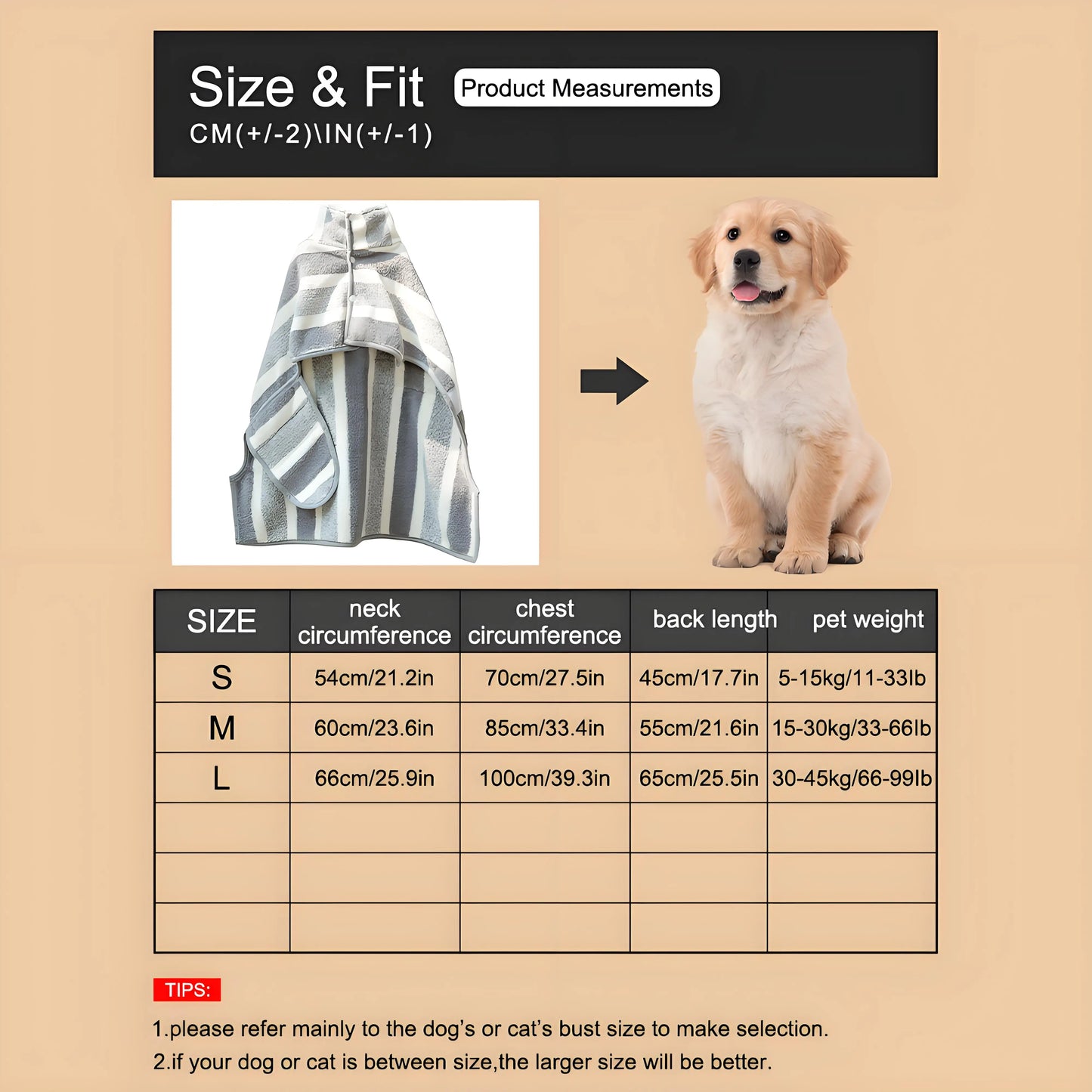 Oversized Dog Bathrobe Quick Drying Absorbent Golden Shiba Cat Towel for Pet Health Care And Hygiene