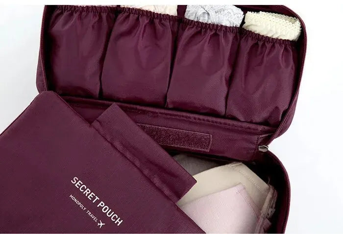 Portable Travel Storage Bag Multi-function Bra Underwear Organizer Bags Toiletry Cosmetic Case for Outdoor Travel