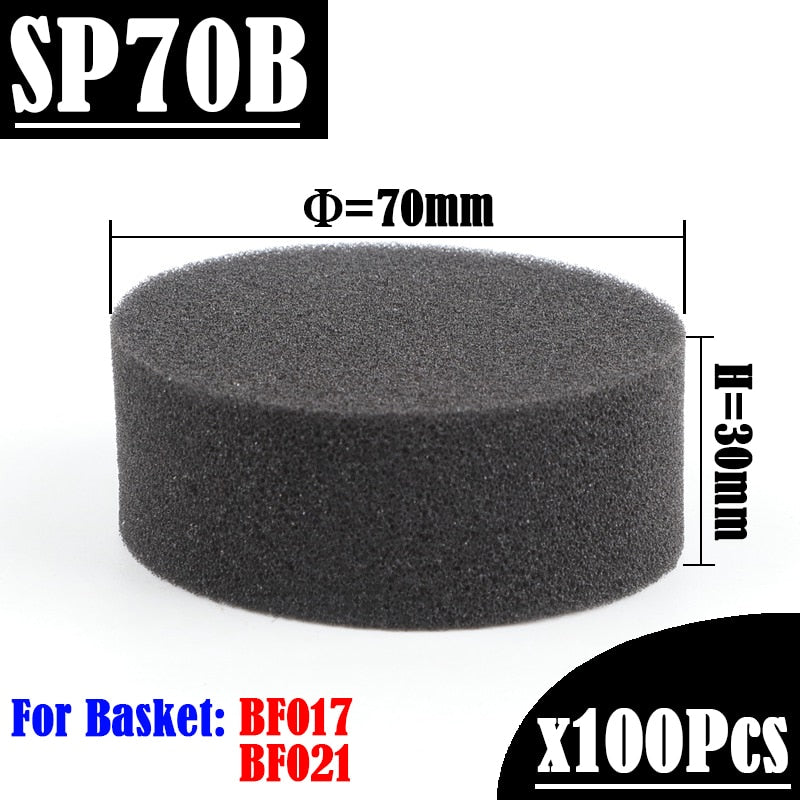 20/100Pcs Black Hydroponic Sponge Garden Vegetable Soilless Cultivation Growing Media Sponge Hydroponic Baskets Planting Sponge