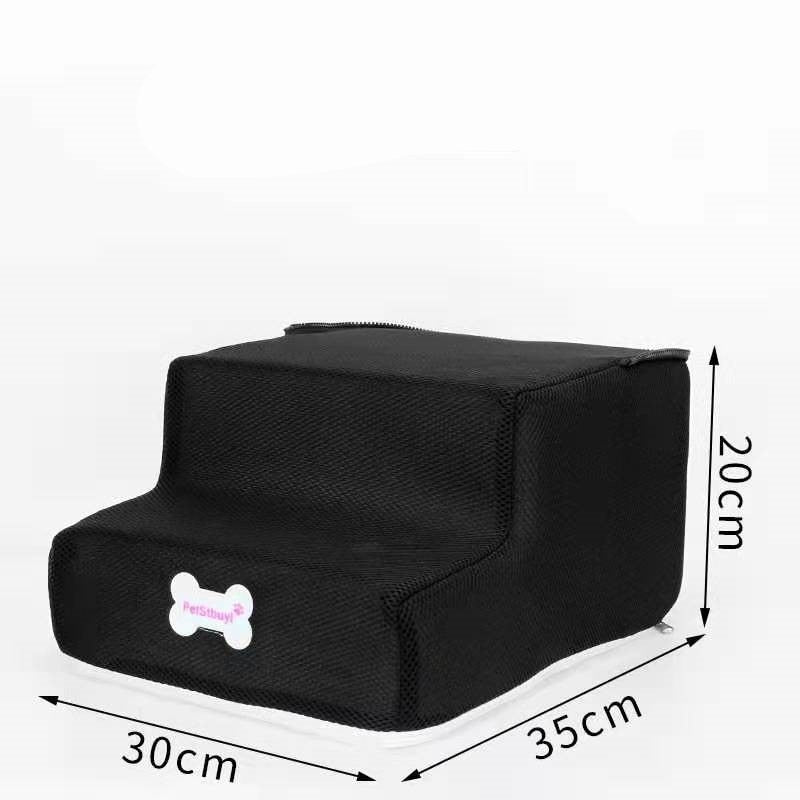 Hot Dog House Dog Stairs Pet 3 Steps Stairs for Small Dog Cat Pet Ramp Ladder Anti-slip Removable Dogs Bed Stairs Pet Supplies