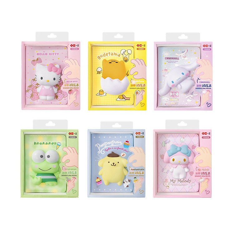 Sanrio PU Large Capacity Pencil Case Kawaii HelloKitty Cinnamoroll Melody School Pencils Bag Pouch Pen Case Supplies Stationery