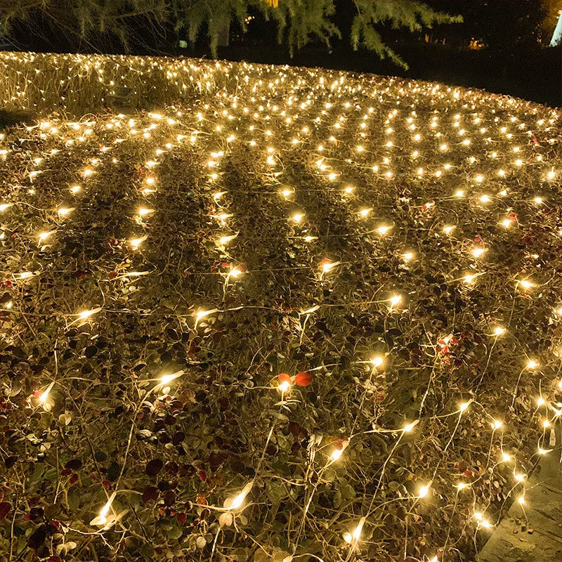 4mx6M 2x3M Led Net String Lights Street Garlands Christmas Decorations Outdoor New Year Wedding Party Decor Fairy Garden Decor