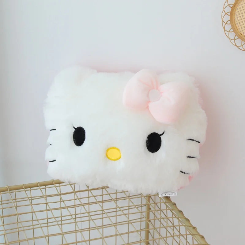 Sanrio Big Size Hello Kitty Back Cushion Soft Cuddly Pillow Comfortable Sofa Bed Decor Pillow Hug Plushies Xmas Gifts For Girl