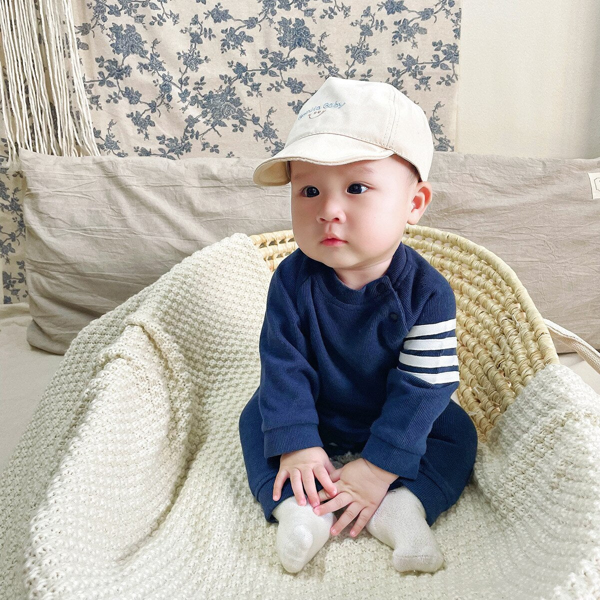 2023 Spring Autumn Newborn Baby Boys Girls Warm Clothing Long Sleeve Mom Children Romper Cotton Kids Garments Soft Pajama 0-2y