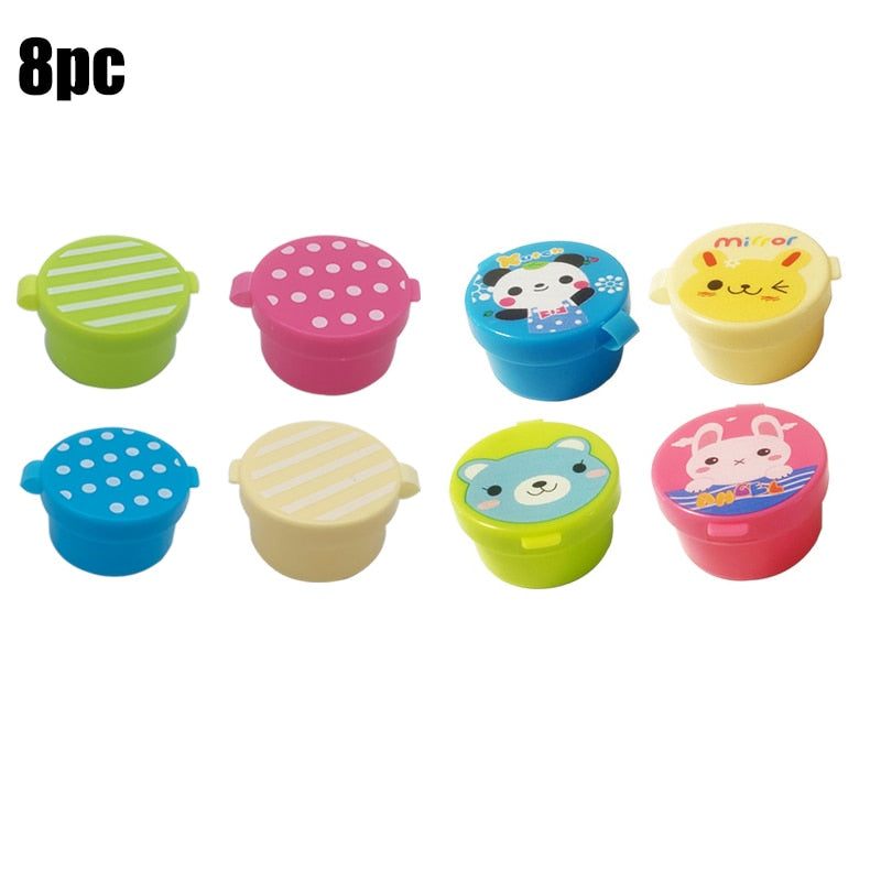 Cartoon Sauce Bottle Mini Bento Box Animal Friend Soy Sauce Box Tomato Sauce Honey Salad Sauce Container Bento Box Accessories