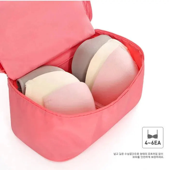 Portable Travel Storage Bag Multi-function Bra Underwear Organizer Bags Toiletry Cosmetic Case for Outdoor Travel