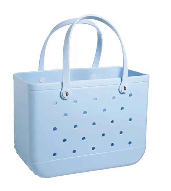 Beach Bag Women Shoulder Handbag BOGE EVA Fashion Waterproof Summer bogg bag Basket Mini Kid Shopping Shoulder Bag Toy Storage