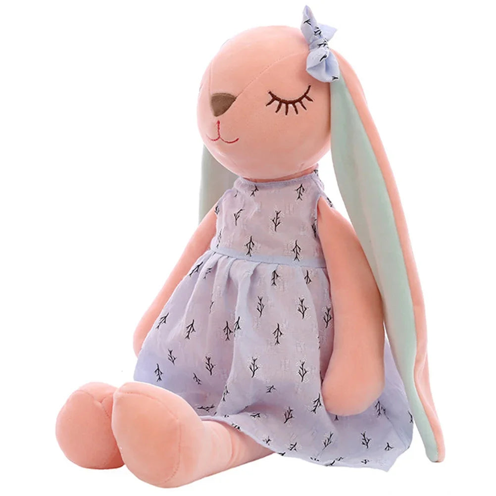 KAWASIMAYA Long Ear Rabbit Plush Toys Baby Sleep Comfort Dolls Stuffed Soft Animal Toys Lovely Rabbit for Children Girls 35CM