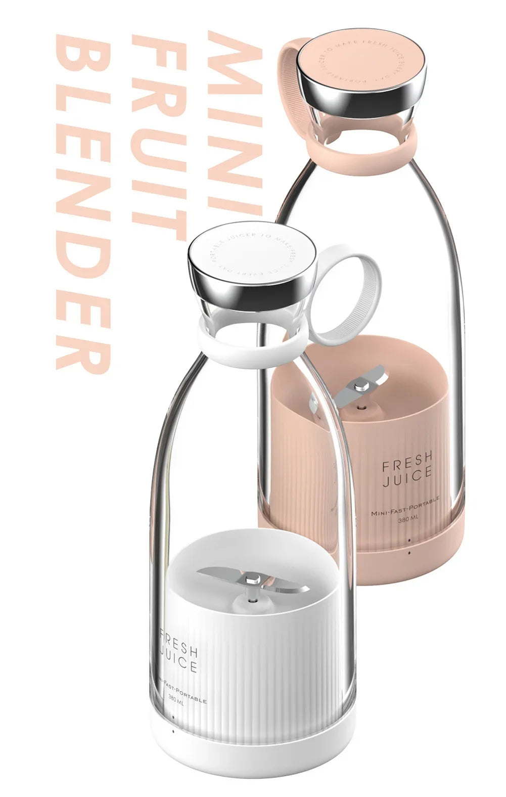 Portable Electric Juicer Usb Mini Fruit Blender Machine Juicers Fruit Cup Extractors Food Milkshake Multifunction Juice Maker