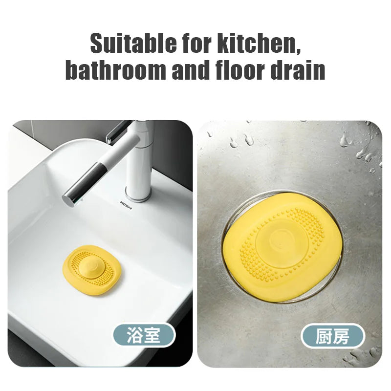 4/1 Pcs Bath sink strainer Drain Hair Catcher Bath Stopper Sink Strainer Filter Shower sink strainer plug Bathroom Accessories