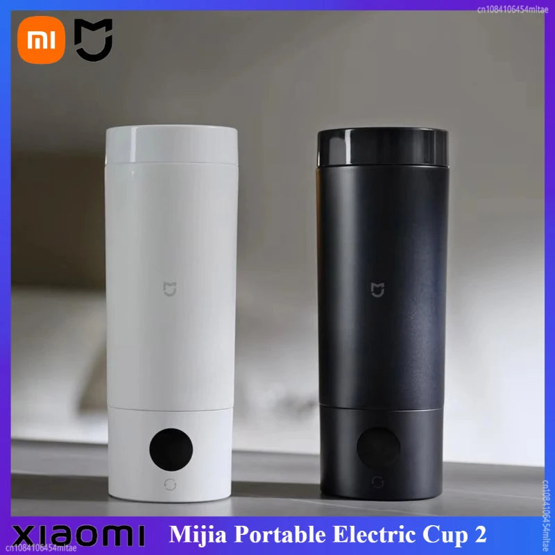 Xiaomi Mijia Portable Electric Heating Cup 2 Temperature LED Thermos 316 Stainless Steel Boiling Cup Kettle For Travel Coffee