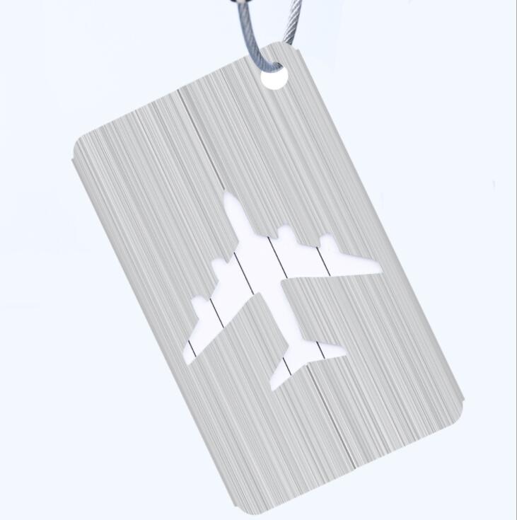 Fashion Metal Travel Luggage Tags Baggage Name Tags Suitcase Address Label Holder Aluminium Alloy Luggage Tag Travel Accessories