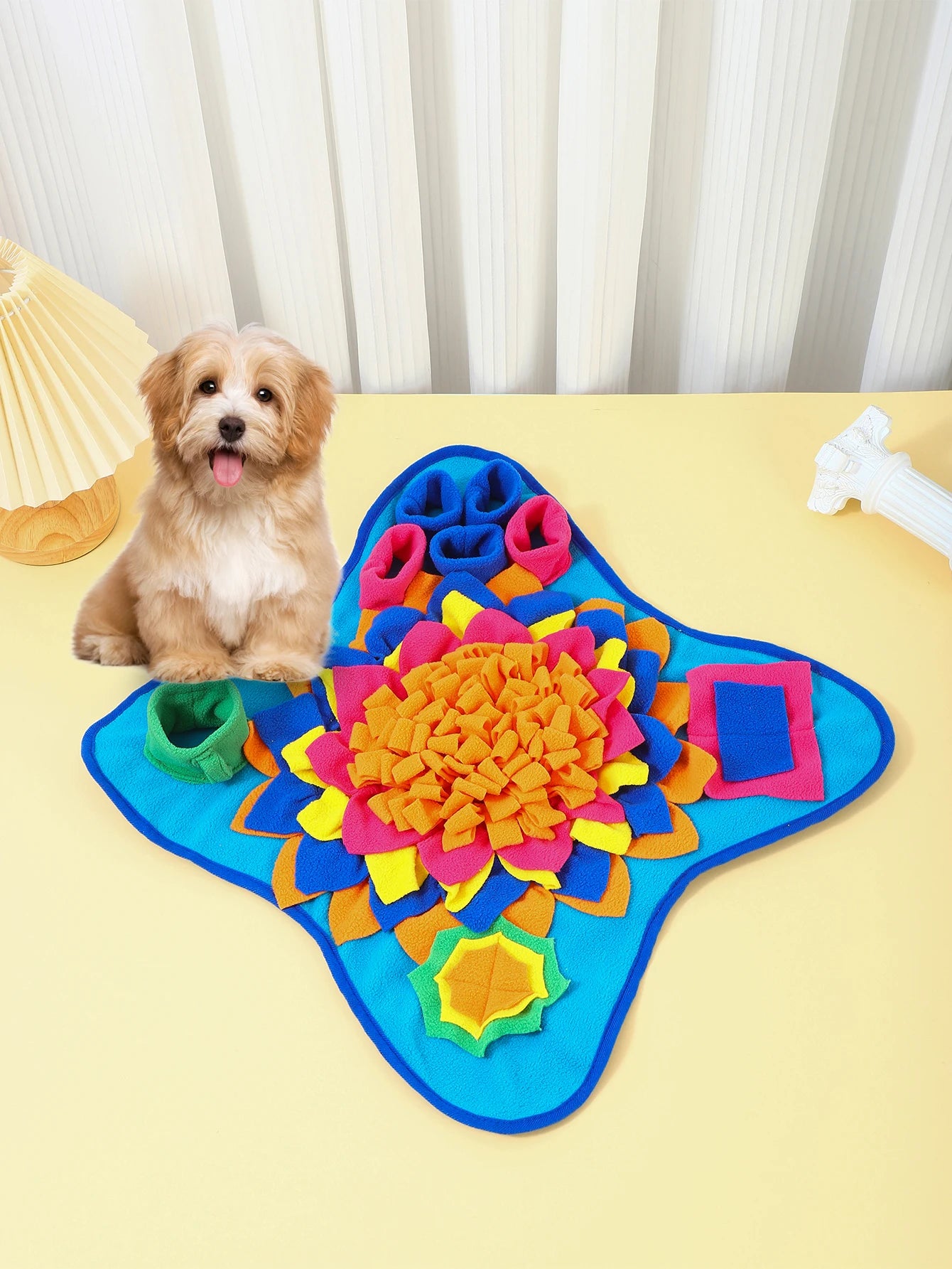 Good quality Pet Snuffle Mat for Dogs,Interactive Feed Puzzle for Boredom Comfort and softness