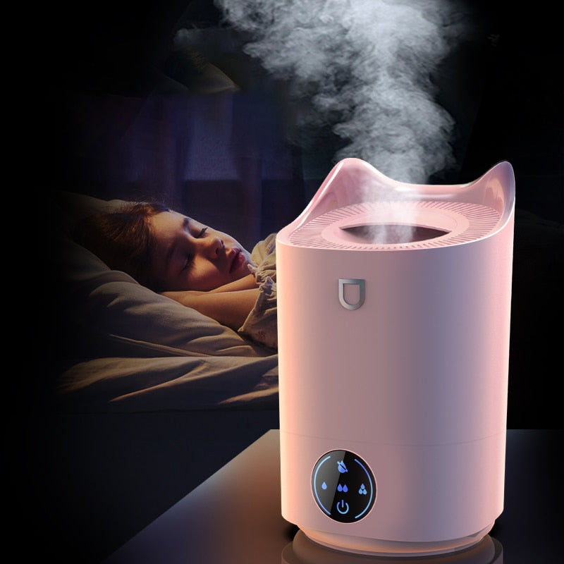 Air Humidifier 3.1L Large Capacity Home Aroma Diffuser Multifunctional 4 Gears Adjustable Perfume Humidifier