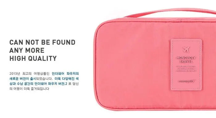 Portable Travel Storage Bag Multi-function Bra Underwear Organizer Bags Toiletry Cosmetic Case for Outdoor Travel