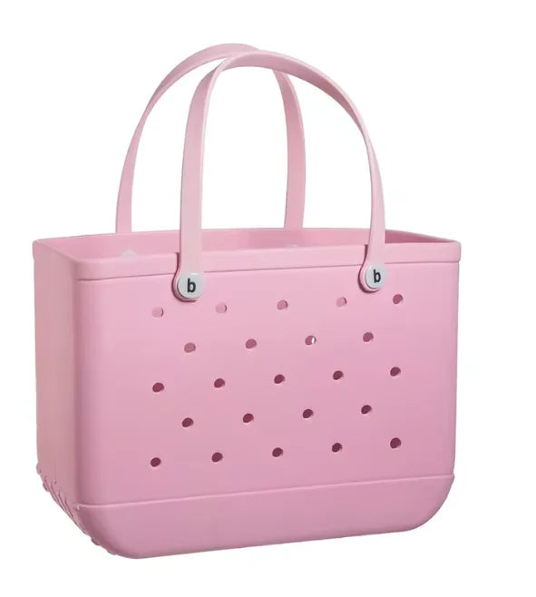 Beach Bag Women Shoulder Handbag BOGE EVA Fashion Waterproof Summer bogg bag Basket Mini Kid Shopping Shoulder Bag Toy Storage